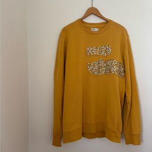 Colorful Standard organic cotton oversized crew sweatshirt in burned yellow